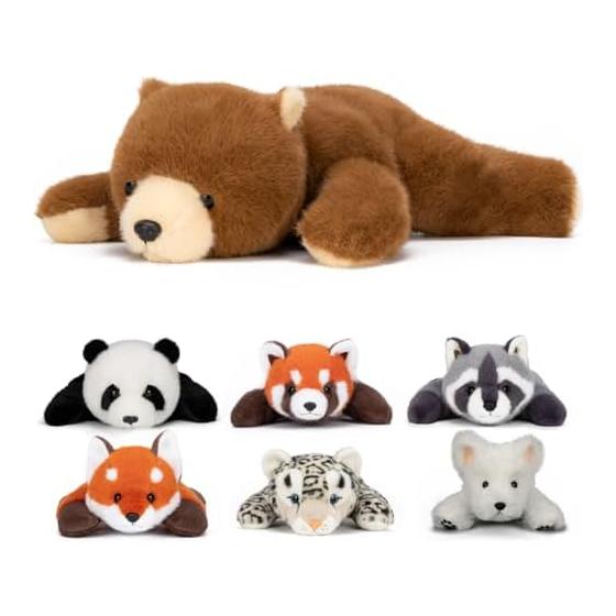 Homehalo Plush Bear Body Pillow, Small