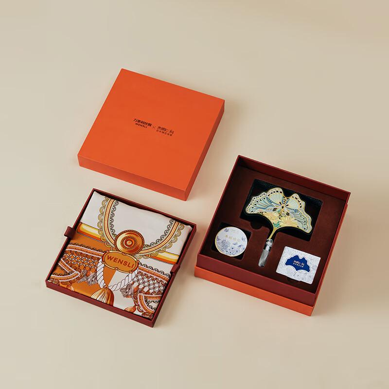 

Wensli Silk Scarf & Incense Gift Set - Flowers & Butterflies