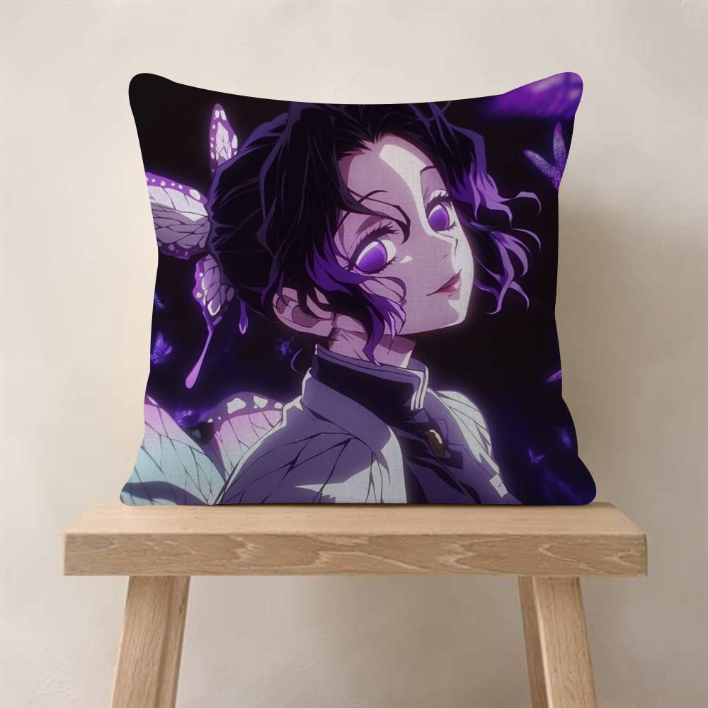 Cute KKocho ANIME Shinobu  Pillow Gift Home Office Decoration Pillow Bedroom Sofa Car Cushion CoverPillow Case