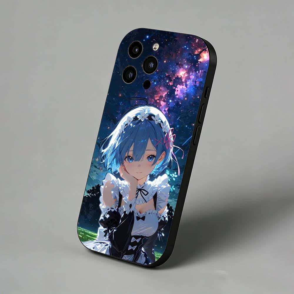 Rem R-Re Anime Z-Zero iPhone Case For 17 Air 16 Pro Max 16e 15 Plus 14 13 12 11 Back Protector Cover