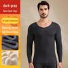 Men's V-Neck Cashmere Silk Velvet Thermal Underwear Set