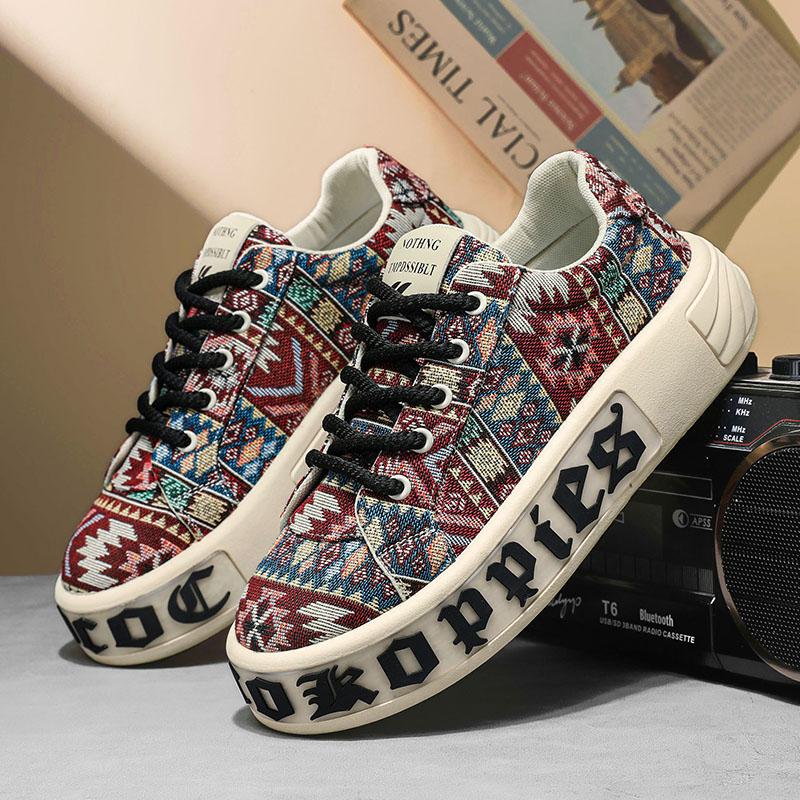 Scarpe estive traspiranti Elasticità e Fondo spesso largo Aumento Scarpe da uomo