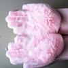 Magic Silicone Rubber Dish Washing Gloves Eco-Friendly Scrubber Cleaning Sponge
