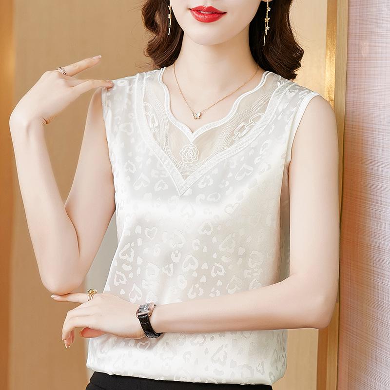 Women's Silk Satin Tank Top - Summer Style