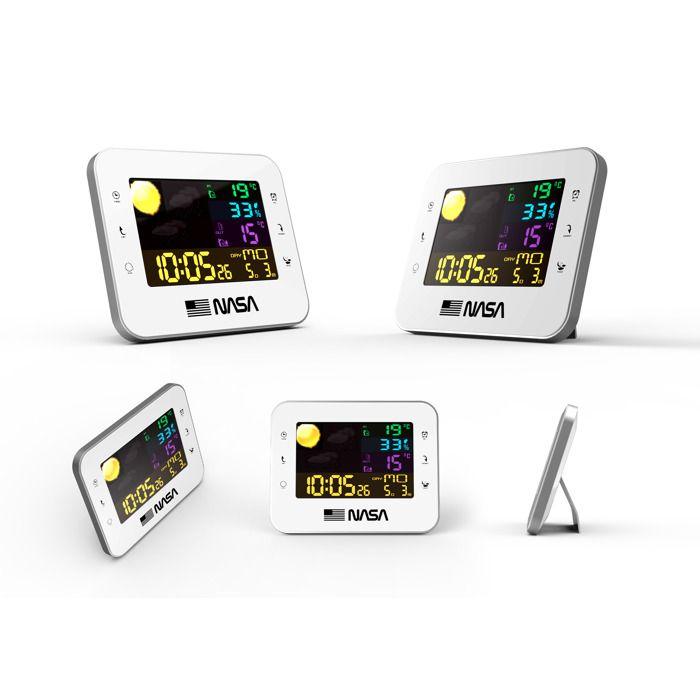 Station Météo - NASA - WS500-1 - Capteur extérieur - Écran LCD 6 pouces - Alimentation USB ou piles