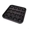 16 Hole Billiard Tray Easy To Clean Snooker Ball Space Saving Holder for Game Room