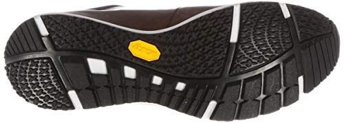 Hoop Didu Men's Dress Leather Sneakers (19330105) DBR, Size 26.5cm, 2E