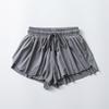 Gonna da Yoga/Tennis da Donna ad Asciugatura Rapida con Pantaloncini Traspiranti e Tasche