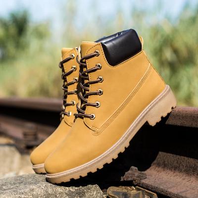 Botas de inverno da moda, sapatos masculinos quentes, plus size, botas de neve de inverno com pele, sapatos de trabalho masculinos, botas de couro sintético com cadarço, plus size