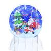 3D Pop-Up Cards Santa Claus Three-dimensional  Ornament  Crystal Ball Shape