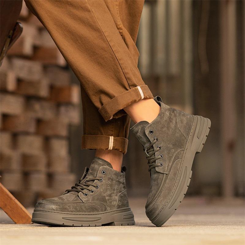 British style casual Martin boots outdoor locomotive retro short tide boots thick-soled non-slip and wear-resistant boots