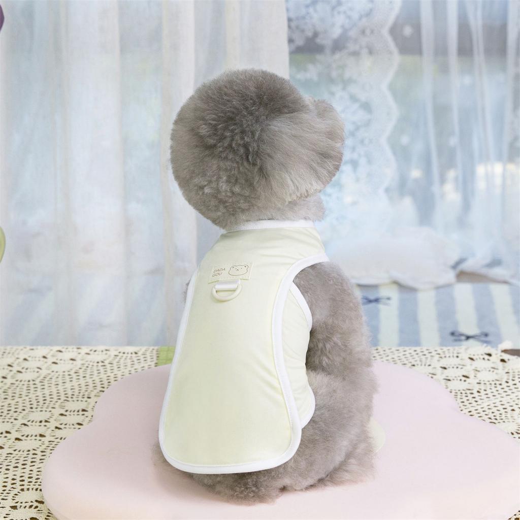 Hunde Kühlendes Einfarbiges Cooles Weste für Mittelgroße Große Hunde Weiche Einfarbige Bekleidung Cartoon Bär Pullover Frühling Schlafanzug