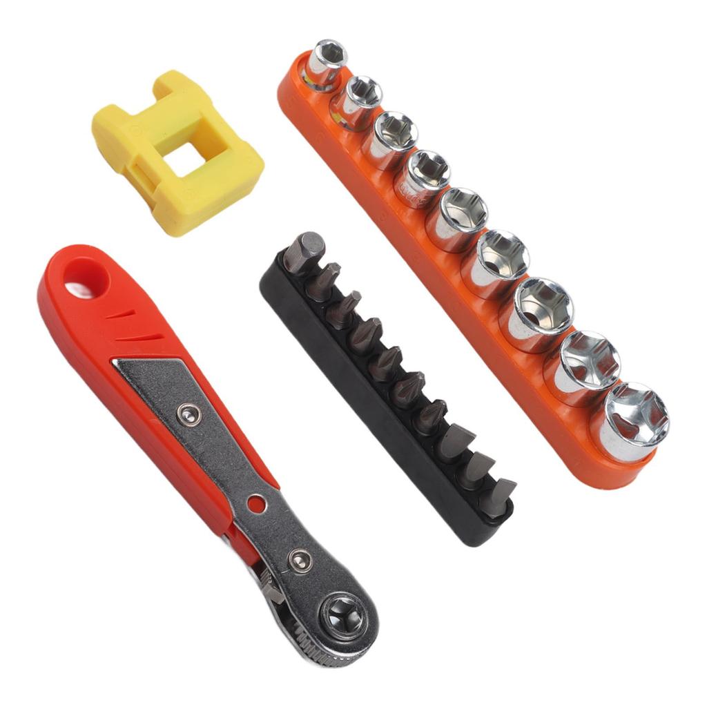 Comfortable Grip Adjustable Ratchet Quick-release Drill Ratchet Screwdriver