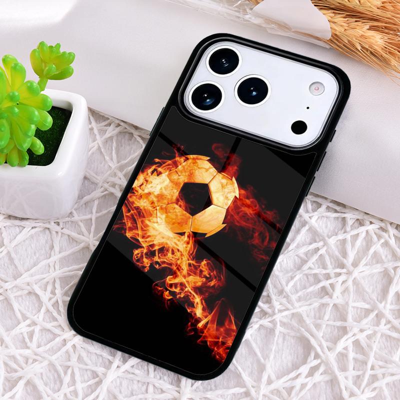 Soccer Ball Football Futbol Shockproof Phone Case for iPhone 17 Air 16e 15 11 12 14 13 Pro Max Cover Coque