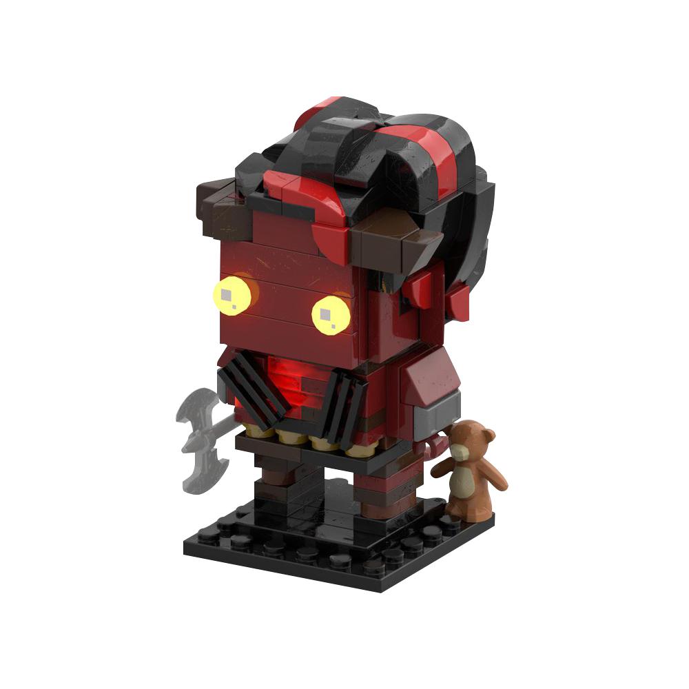 Gobricks MOC Фигурки из Хоррор Фильма Baldur Gate Кирпичики Shadowheart Karlach Astarion Brickheadz Строительные Блоки Игрушки Подарок