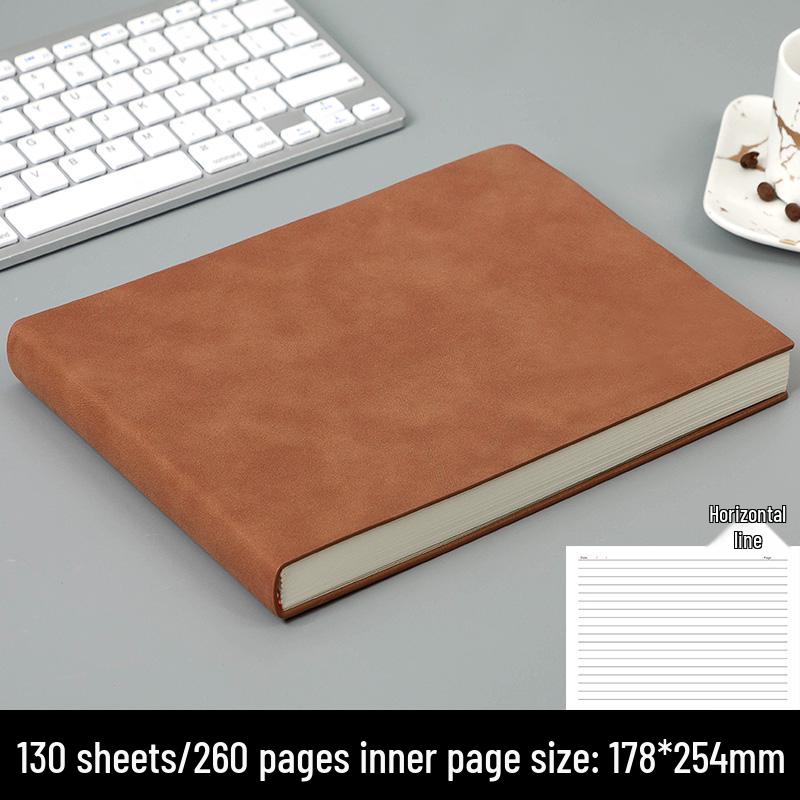 

Live B5 Landscape Notebook: 260 Pages, Thickened, Mind Map Grid & Blank Pages