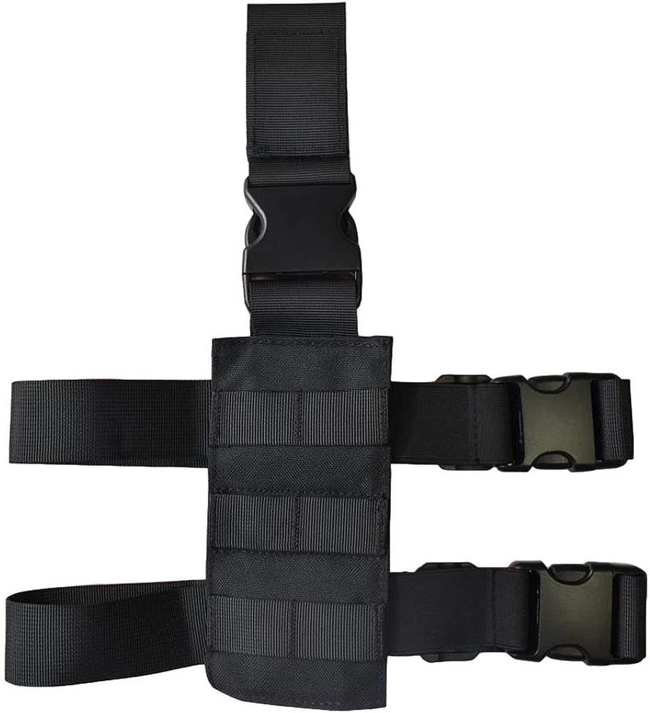 Practical Molle Drop Leg Platform Panel Gun Holster Plate Adapter Universal Pistol Hunting Magazine Pouch Thigh Rig