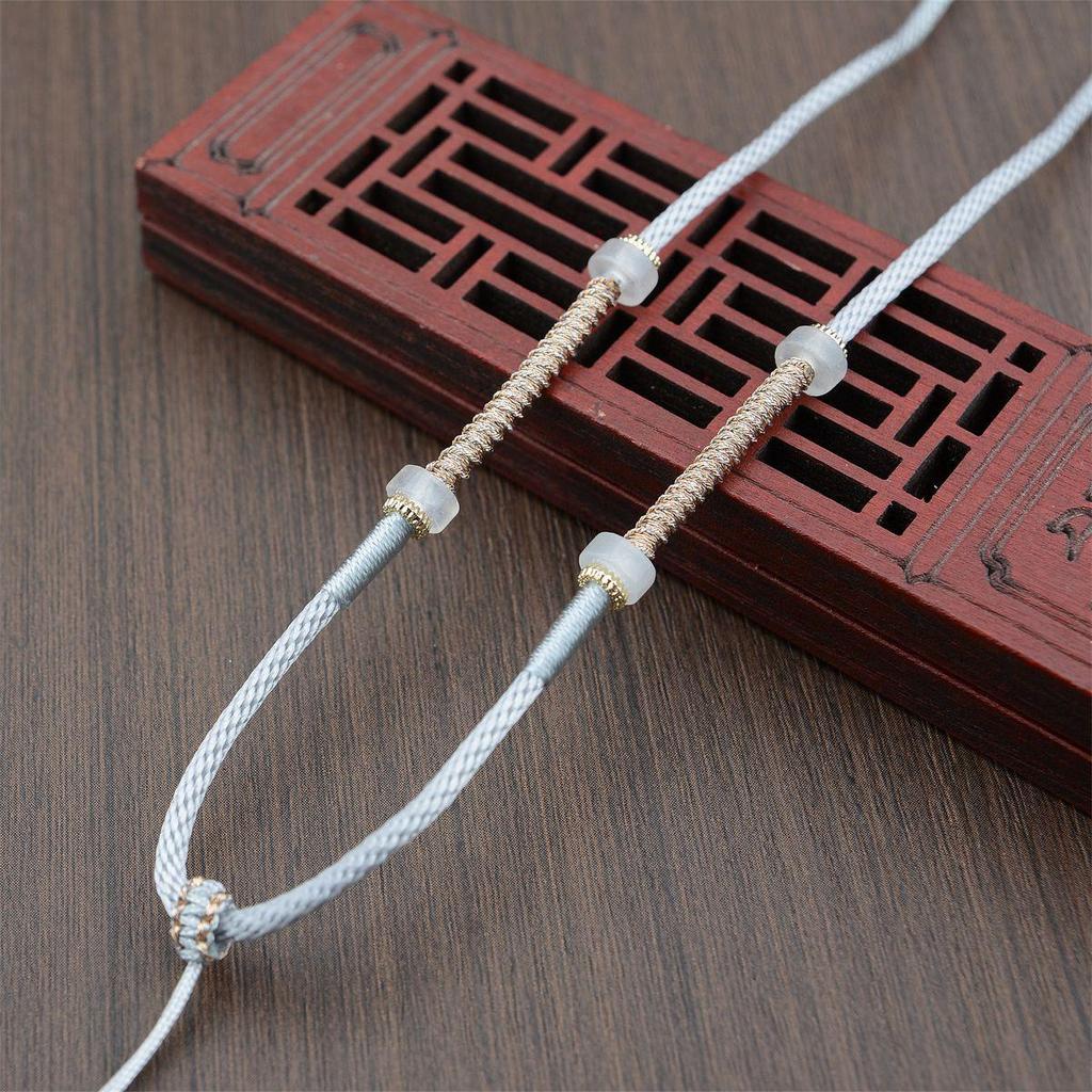 Premium Handwoven Qiankun Pendant Cord: Artisanal Knot Necklace Rope