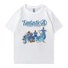 2025 The Fantastic Four First Steps Oversized 100% Cotton short sleeve t-shirts Hip Hop Men Women Summer Unisex T shirt clothing