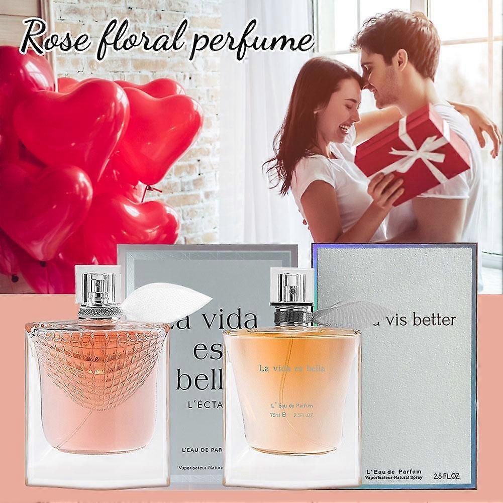 La Vide EsBella True Love Rose Floral Perfume Lasting Fragrance EDP 75ml