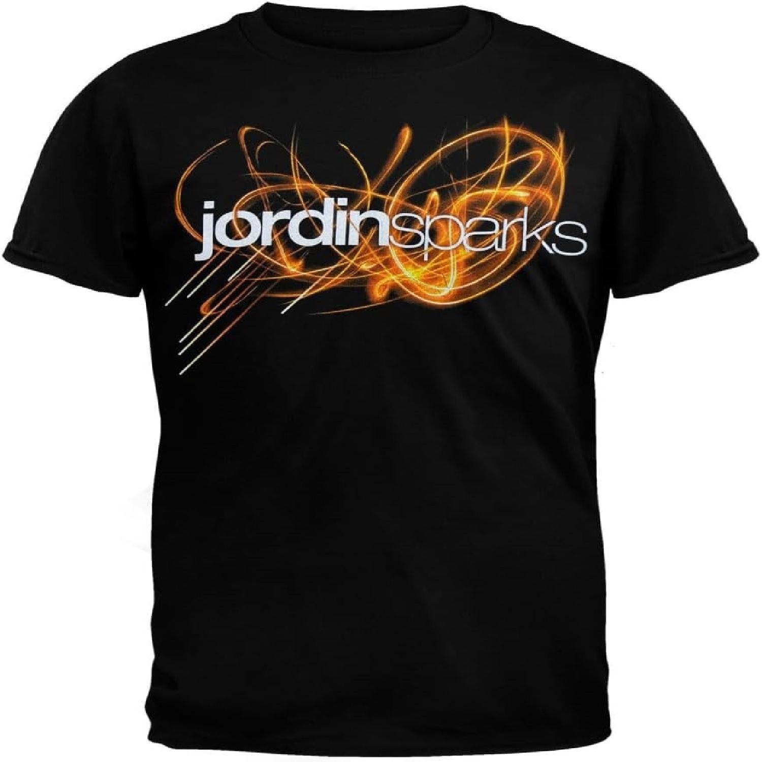 

Jordin Sparks - Glow Soft T-Shirt Black XXXXXL чорний
