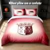 Braga FC Design Bed Bedding Set 1 Duvet Cover + 2 Pillowcases Soft Breathable Household Bed Linens