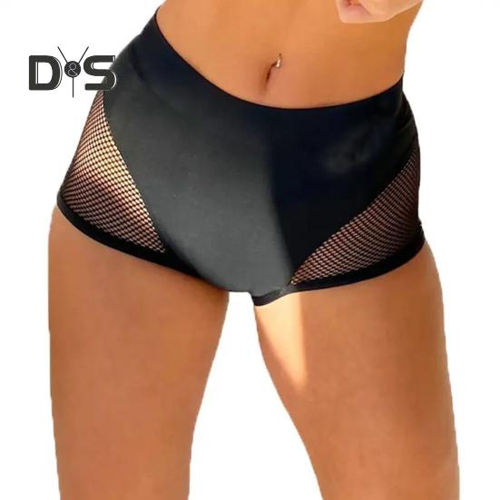 

Женские шорты, однотонные, с высокой талией, обтягивающие шорты для сцены, утягивающие живот, дизайн для подтяжки бедер, шорты для бега и фитнеса L чёрный