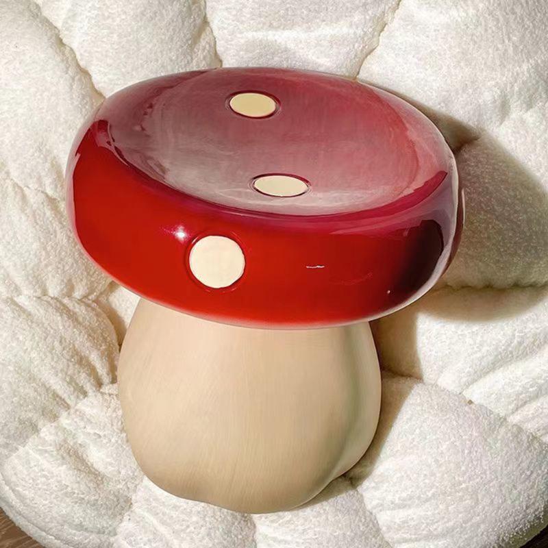 Mushroom Shoe Changing Stool Cartoon Colorful Living Room Chairs Decor Design Bedroom Study Moisture-proof Stable Home Furniture
