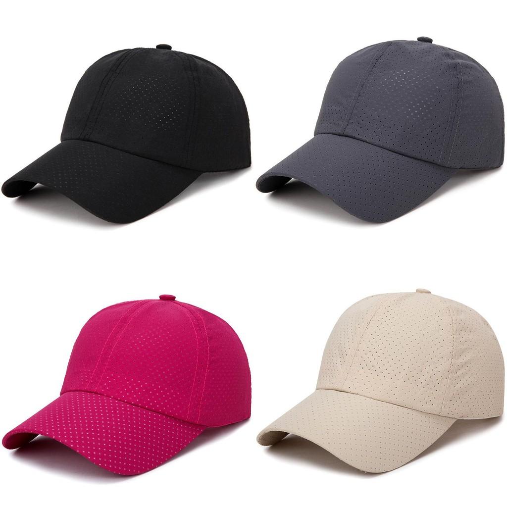 Baseball Mesh Cap Peaked Caps Breathable Fabric Sport Sunhat Trendy Casual Gift