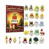 Unique Holiday Gift Emotional Support Advent Calendar, 24 Day Countdown Box with Ritualistic Unboxing Experience Inspirational Quote Acrylic Pendants,