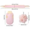 Home Hotel Bathing Cleaning Brush Sponge Pad Bathroom Supplies Bath Mitts Back Scrubber Shower Ball