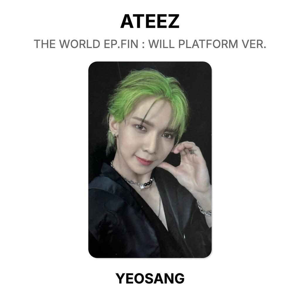 ATEEZ THE WORLD EP.FIN : WILL PLATFORM VER. Official Photocard
