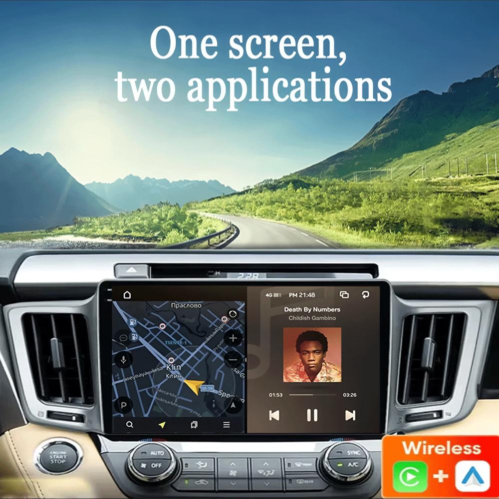 Android 14 Car Radio For Toyota RAV4 RAV 4 2013 - 2017 Multimedia Video Player 4G Carplay GPS Stereo Head Unit Auto