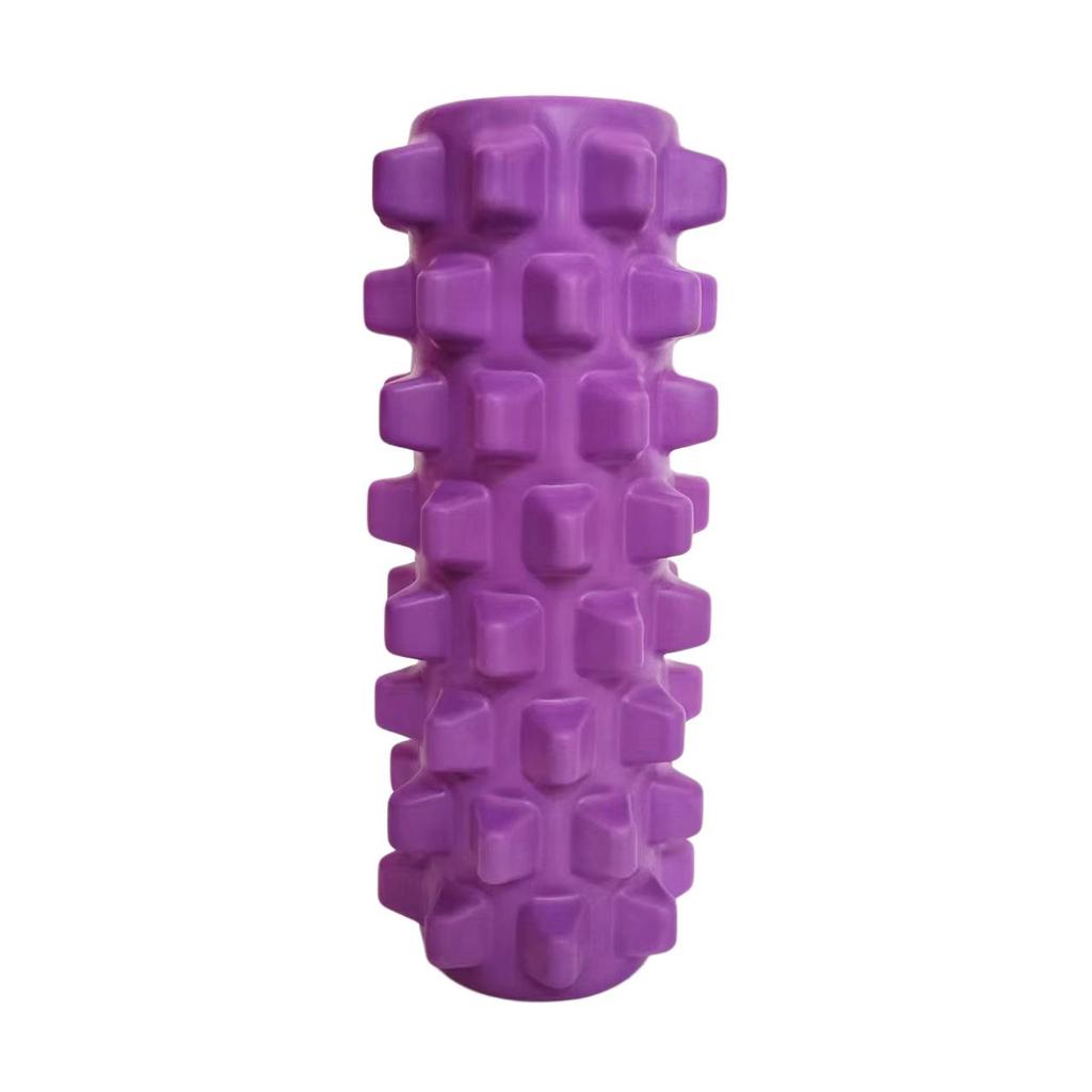 33cm EVA Foam Roller - Hollow, Solid Wolf Tooth Design for Muscle Relaxation and Yoga Fitness.