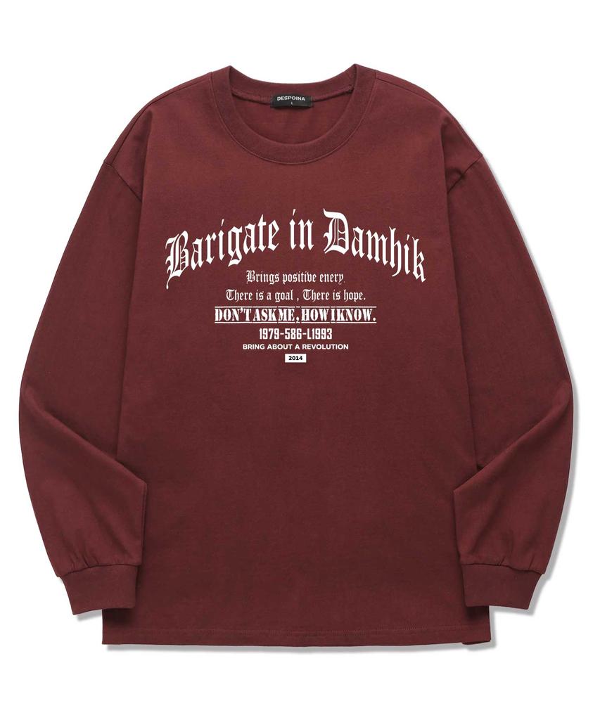 Baligeiteu L1993 Long Sleeve (Bls032) Burgundy
