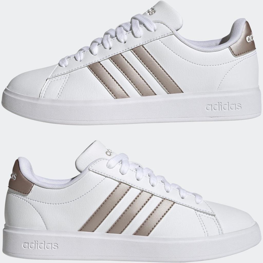 Кроссовки Adidas Grand Court 2.0 Women cloud white/platinum metallic platinum metallic