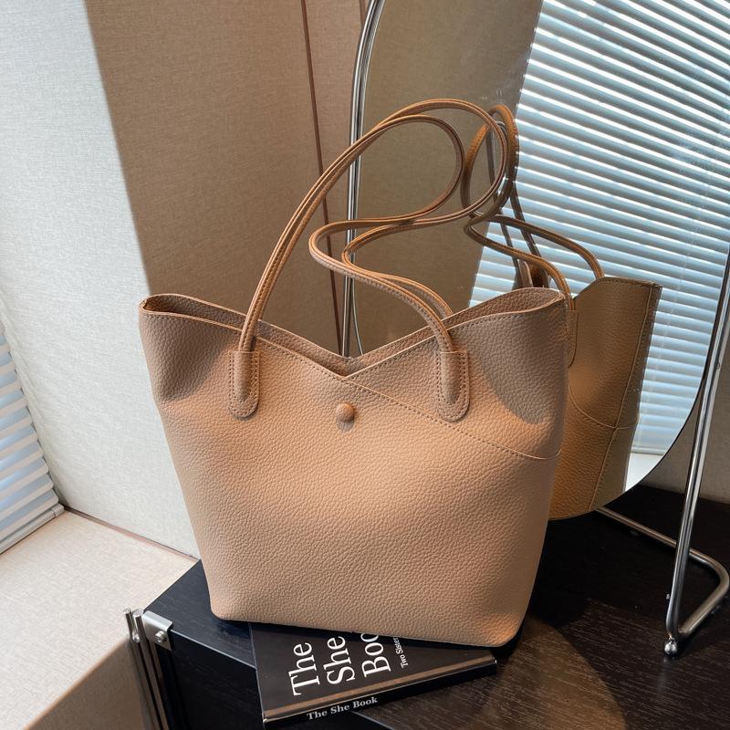 Large-capacity Bag Women's 2025 New High-end Niche Shoulder Bag Versatile Tote Bag Tote Bag