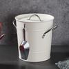 Mini Metal Ice Bucket with Lid & Scoop (2-Pack)