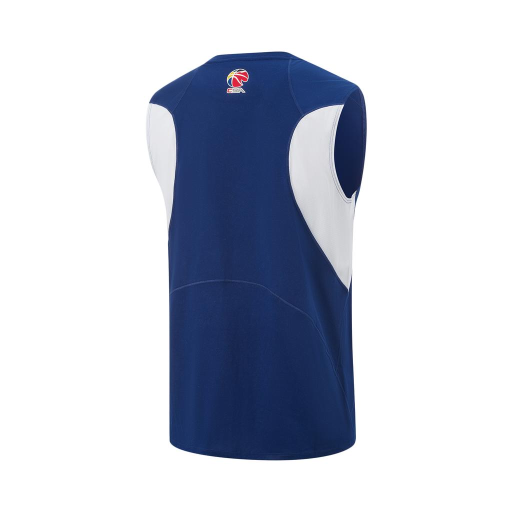 Li Ning Basketball Series Rundhals Lässig Buchstabenaufdruck Vielseitig Bequem Mode Weste Herren Tops AVSV263-1
