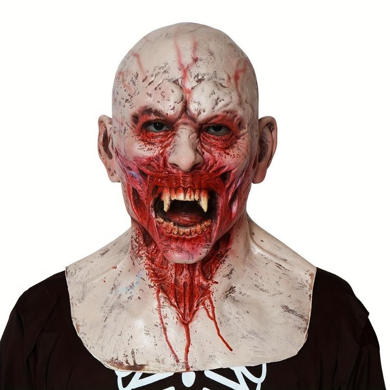 

Vampire Zombie Mask Realistic Bloody Mask Latex Full Face Horror Costume for Halloween Cosplay Party Dress Up Accessory