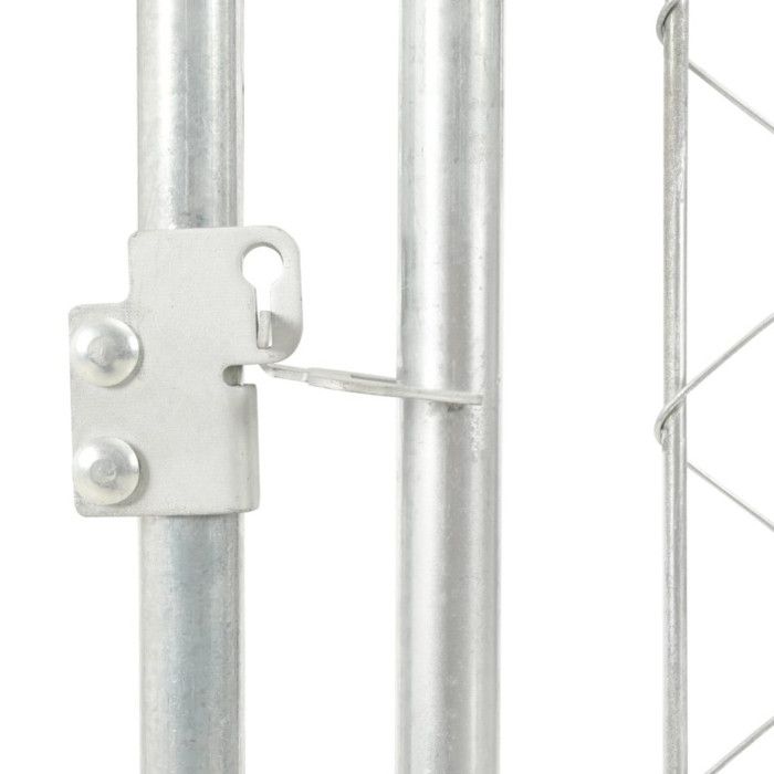 VidaXL Outdoor Kennel with Roof for Dogs 2x2x1.35 Cm Enclosure Cage Niche 144493