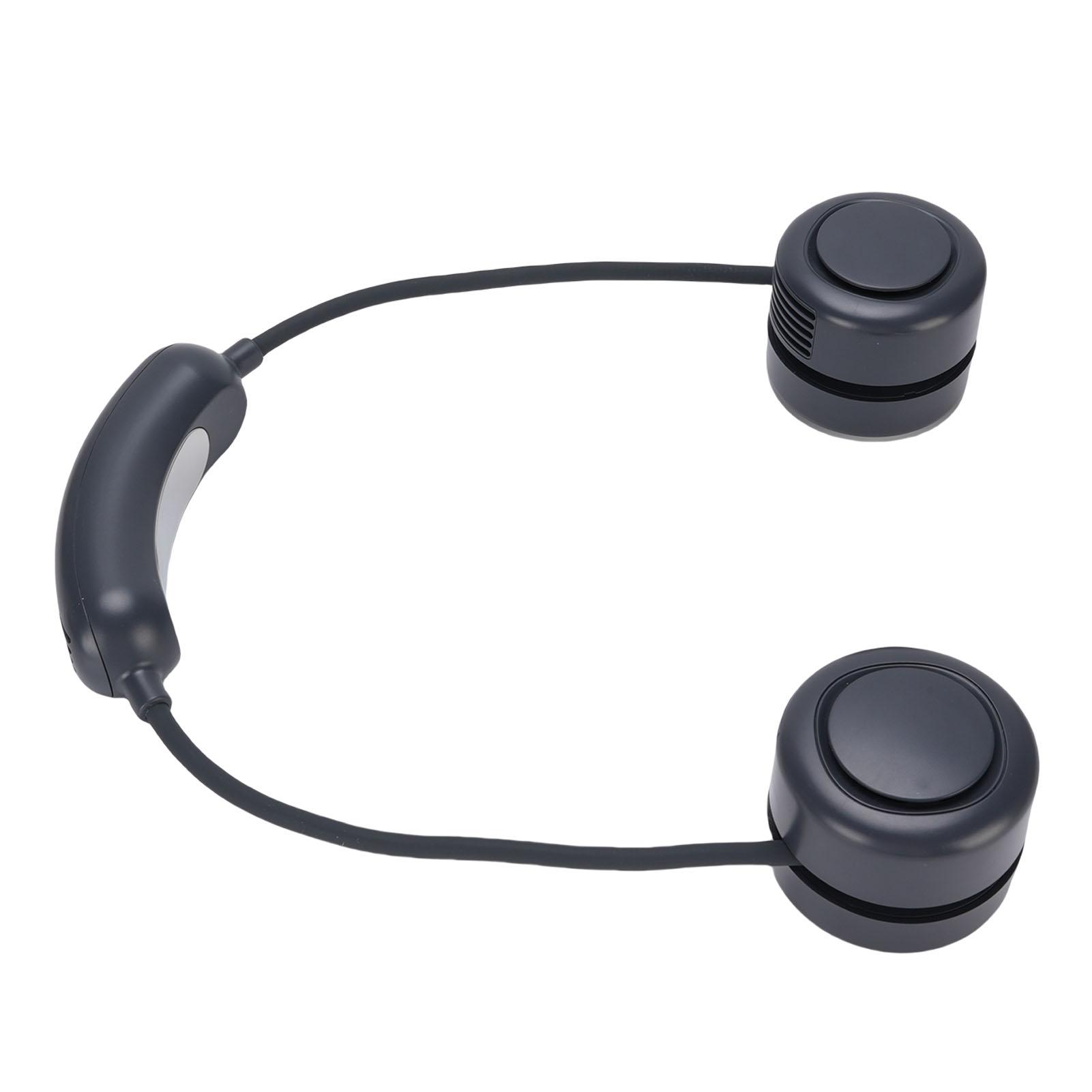 Portable Neck Fan Rechargeable 3 Speeds Wearable   Fan Quiet Battery Operated Semiconductor Cooling Fan for   Travel Outdoors