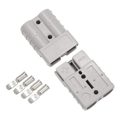 Connecteurs d'alimentation 50 AMP Fiche Câble Borne 600V Gris Rouge Connecteur Rapide Broches Cosses Cuivre Pour Anderson