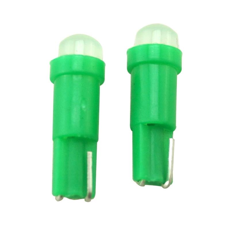 

5 ШТ 1,2 Вт T5 3D COB LED Автомобильная плата Лампа приборной панели Автомобильный торпедо Предупреждающий индикатор Клин 5PCS зелёный