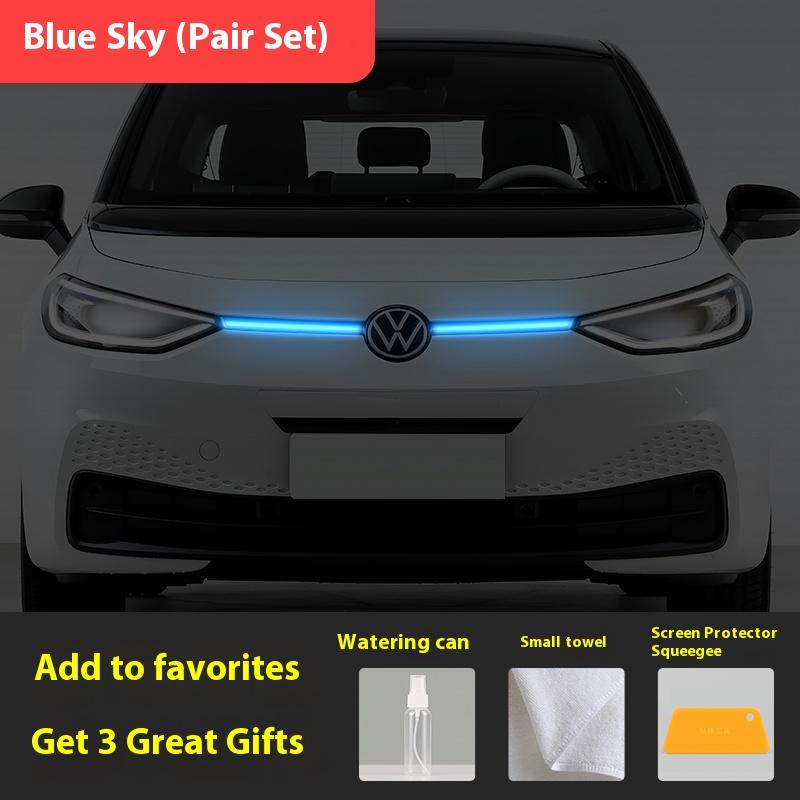 2026 Hot For Volkswagen VW Custom Tint Film for Volkswagen ID3 Headlights & Daytime Running Lights, DRL Color Change Vinyl Wrap,