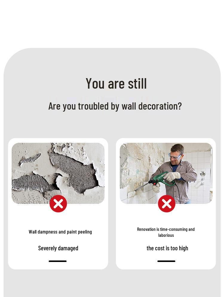 Waterproof Self-Adhesive TV Wall Panel for Living Room Renovation