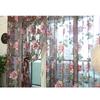 1pc/2pcs New Mordern Room Floral Tulle Window Curtain Fabric Screening Curtain Drape Scarfs Valances Curtains For Living Room