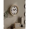 Nordic Minimalist Cream Wall Clock - Cute, Silent, Contrasting Colors, Fashionable Design