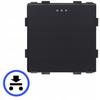 Light Switch - Momentary Button 1P Mechanical Insert Black RTX SH