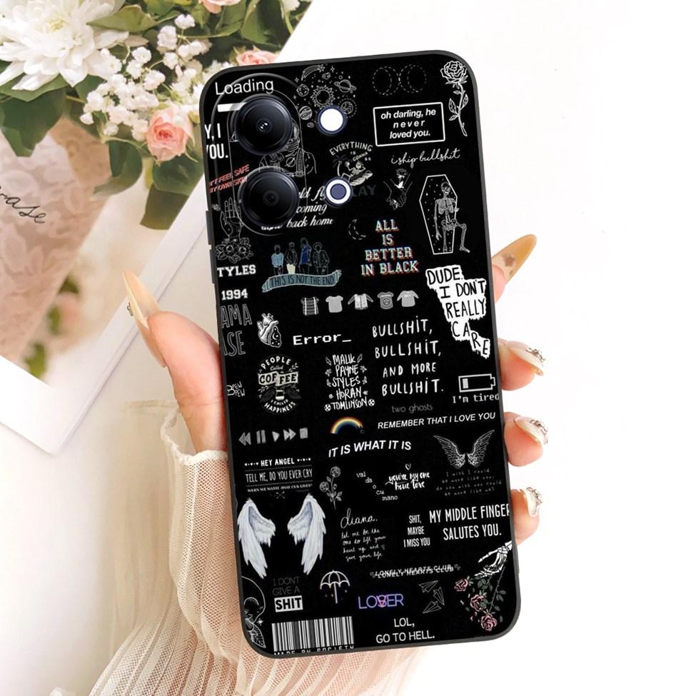 For Vivo Y05 Case Cover Cute Kawaii Luxury Fashion Flowers Cool Painted Silicone Casing For VivoY05